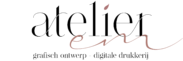 Logo atelier EM grafisch ontwerp - digitale drukkerij